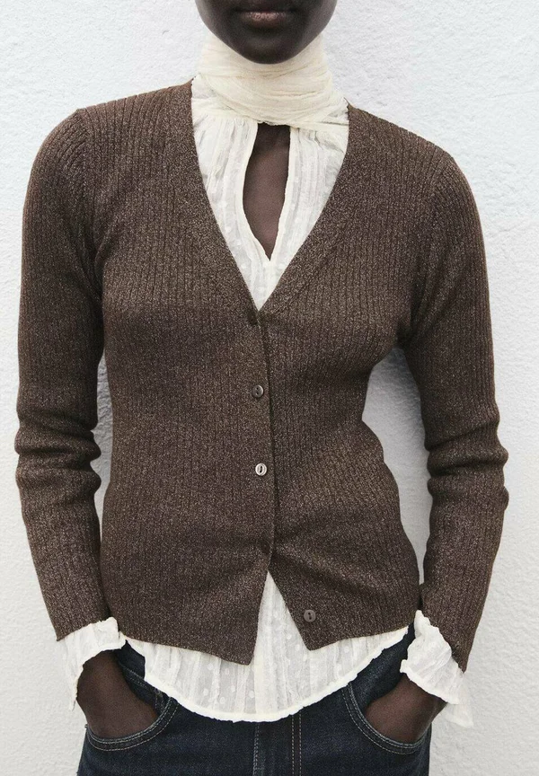 Strickjacke - brown