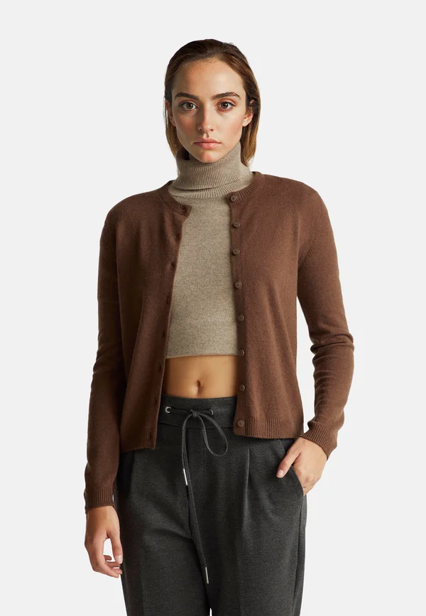 Strickjacke - brown