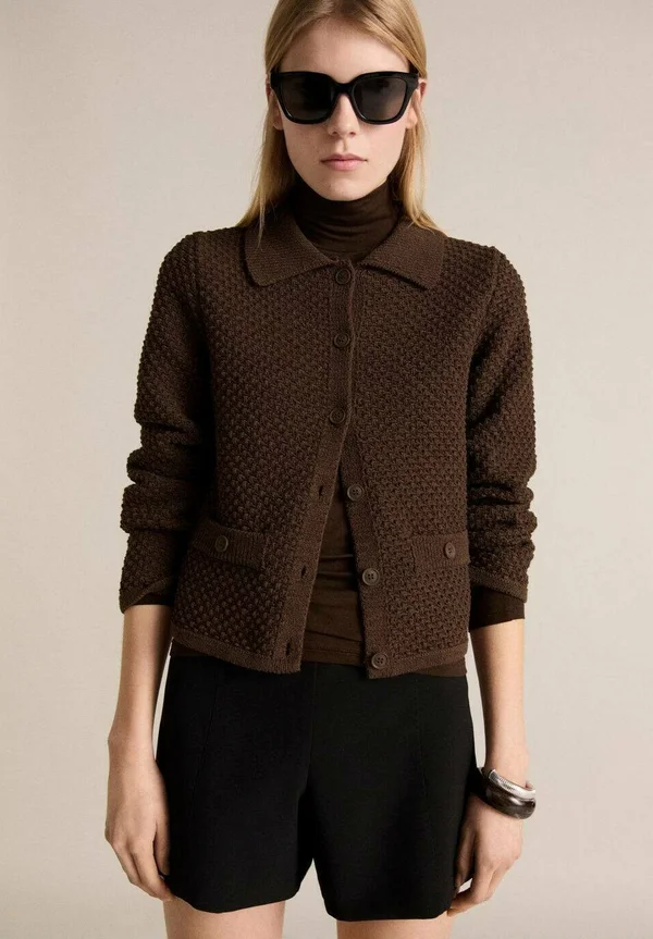 Strickjacke - brown
