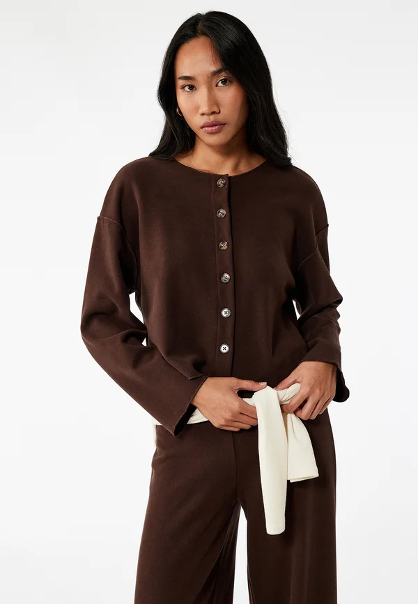 Strickjacke - brown