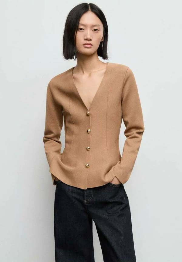 Strickjacke - brown