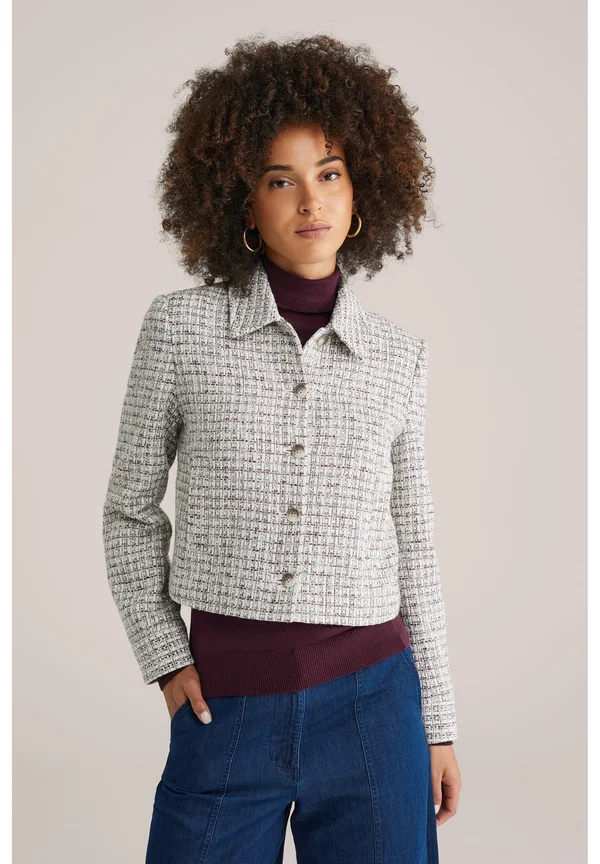 Strickjacke - burgundy red