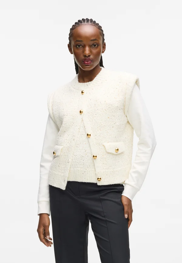 Strickjacke - cannoli cream