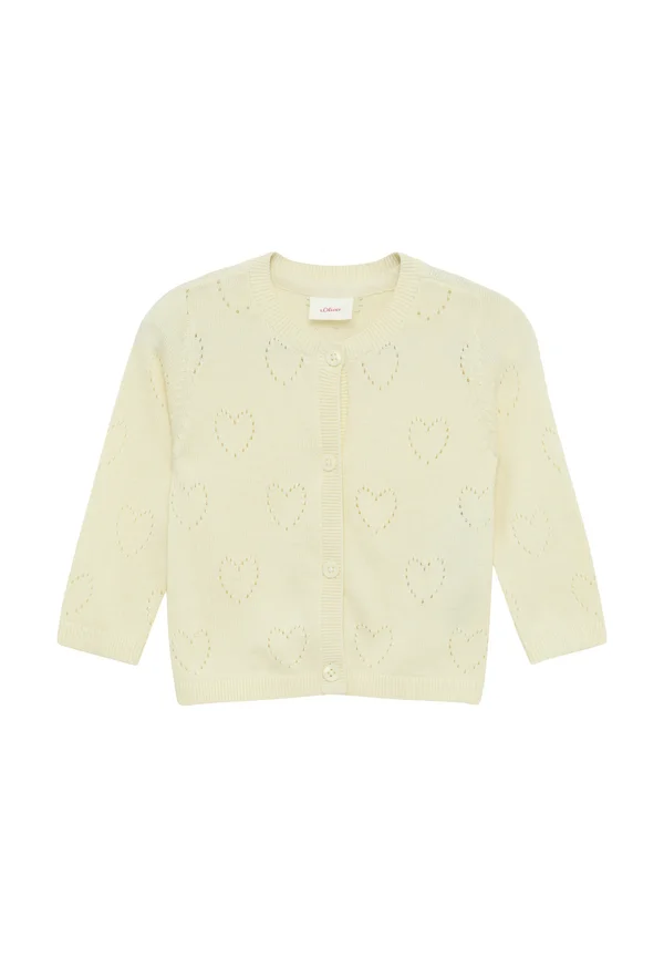 Strickjacke - champagner