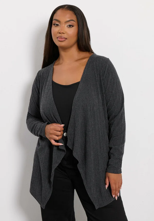 Strickjacke - charcoal