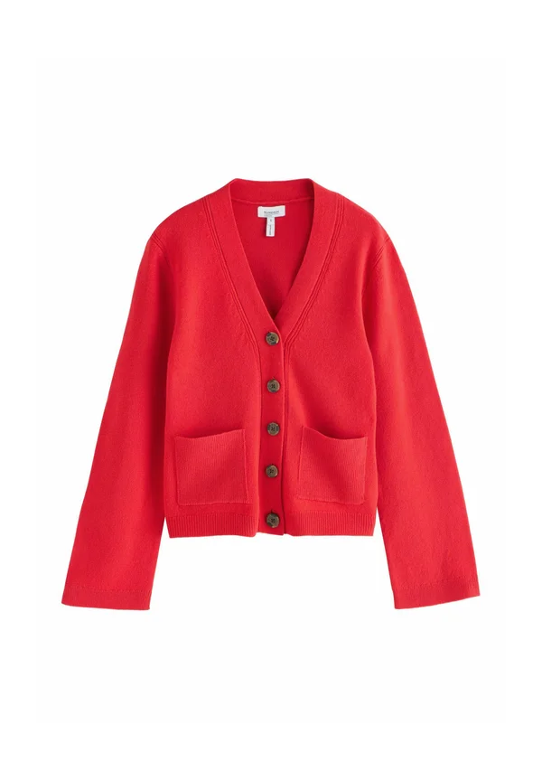 Strickjacke - cherry red