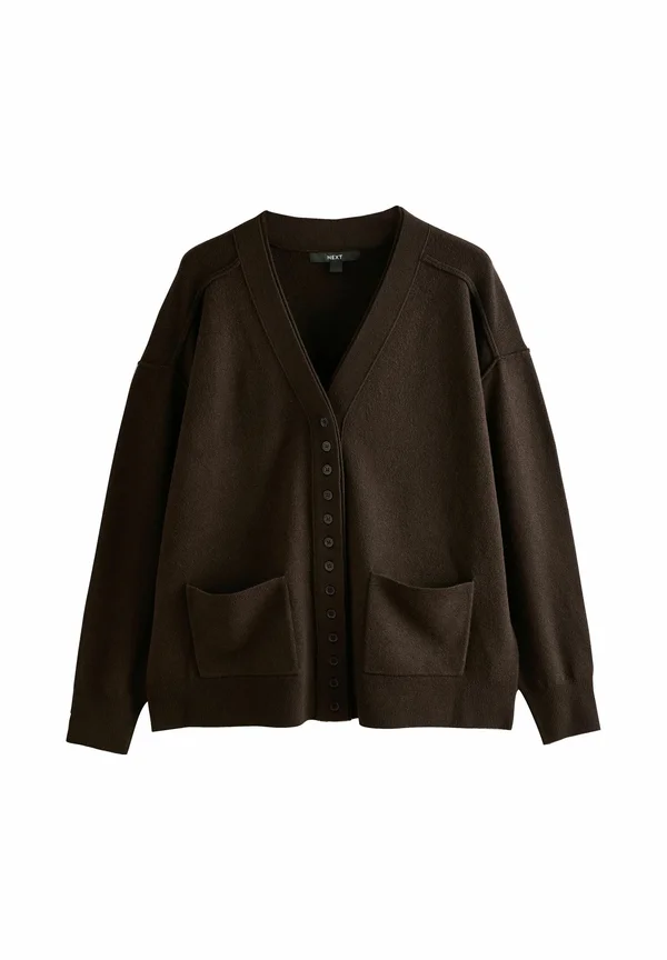 Strickjacke - chocolate brown