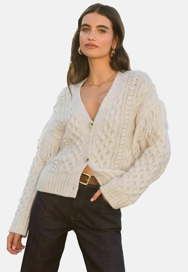 Strickjacke - cream