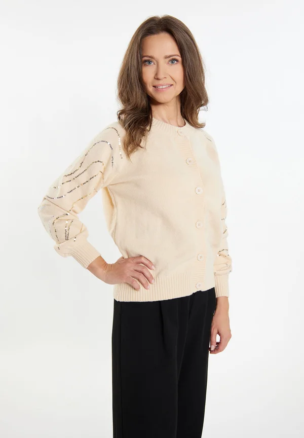 Strickjacke - creme