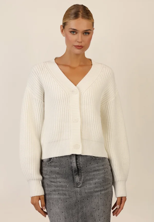 Strickjacke - creme