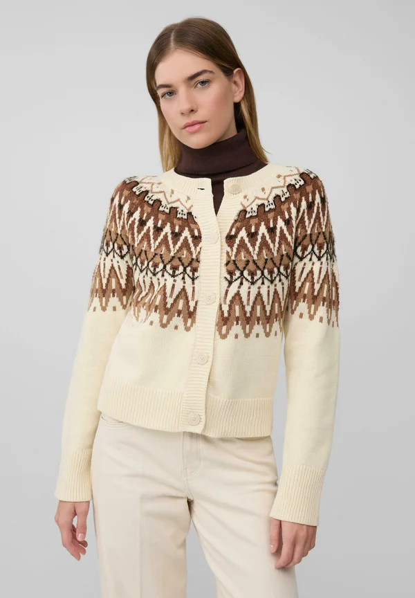 Strickjacke - creme