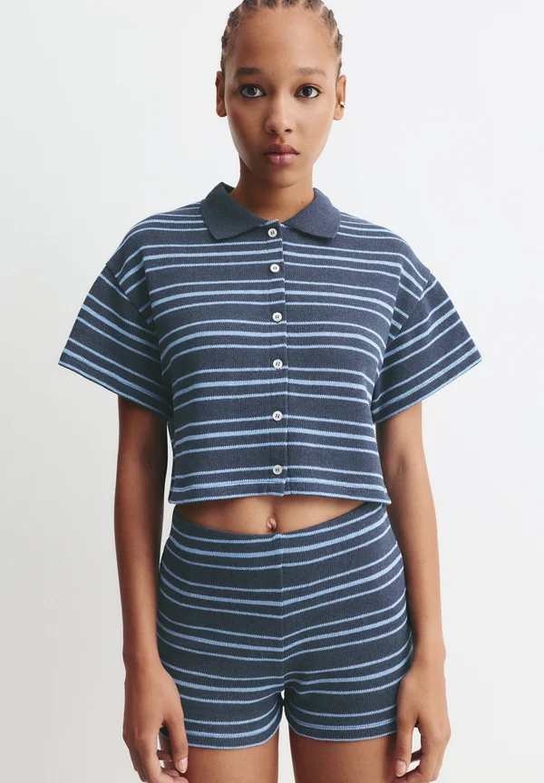 Strickjacke - dark blue