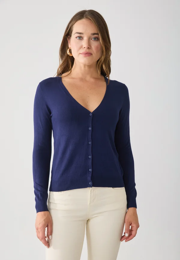 Strickjacke - dark blue