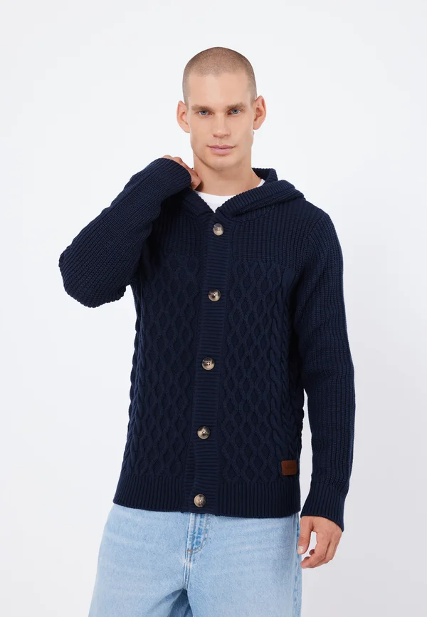 Strickjacke - dark blue