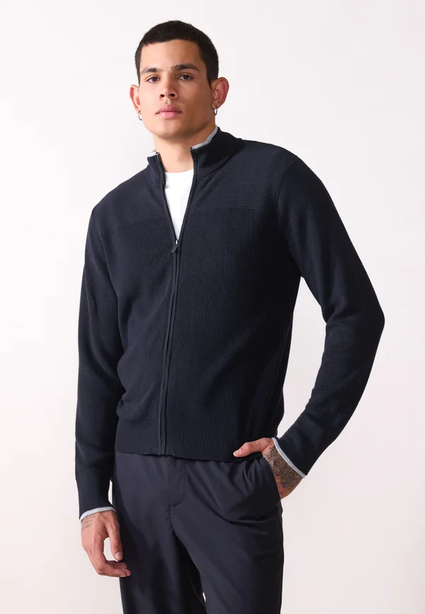Strickjacke - dark blue