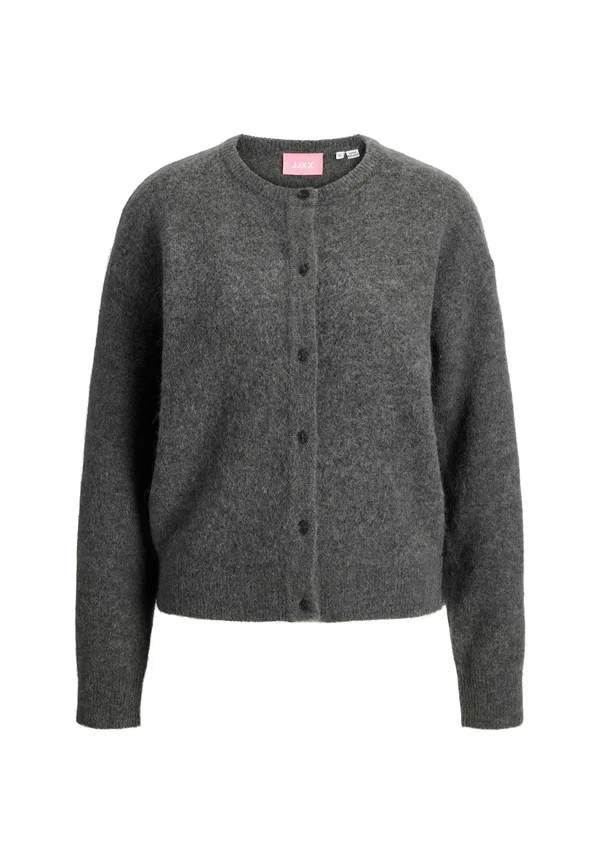 Strickjacke - dark grey melange
