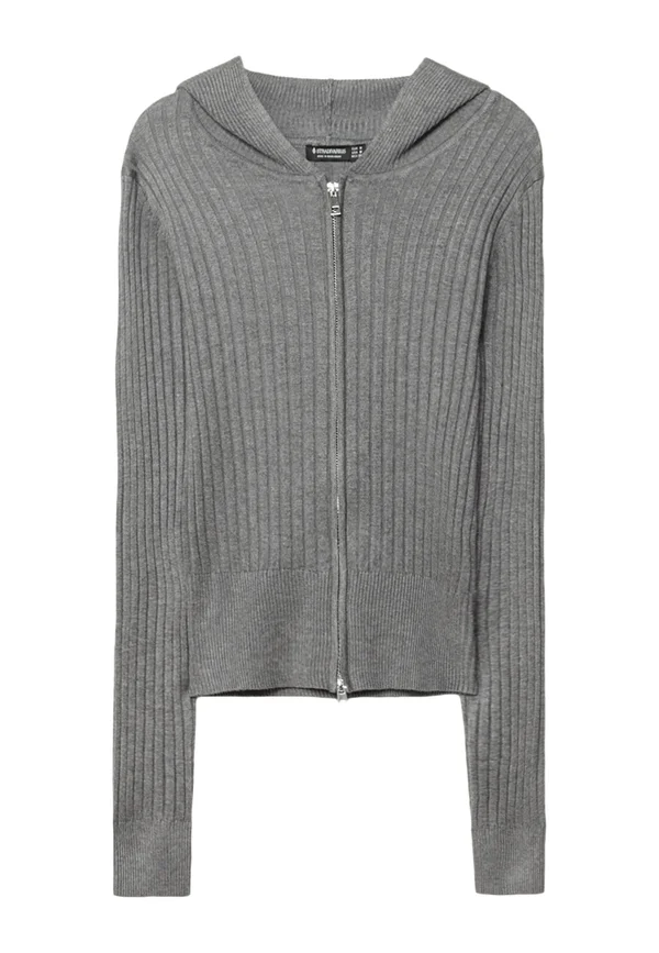 Strickjacke - dark grey