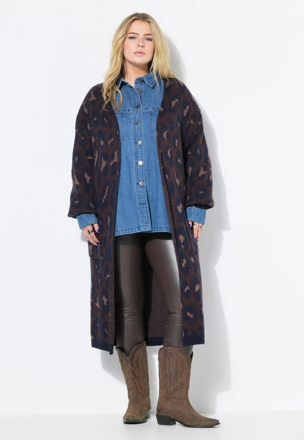 Strickjacke - deep fawn brown