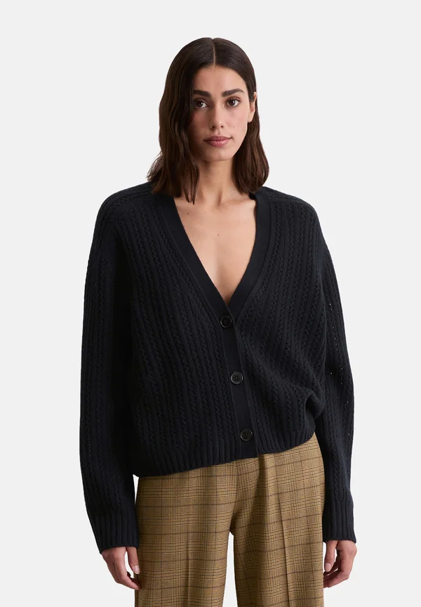 Strickjacke - deep night blue