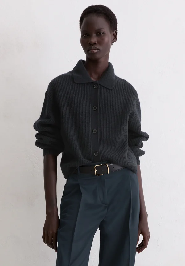 Strickjacke - deep night blue