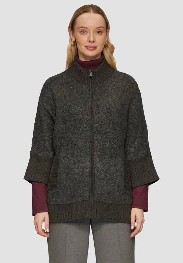 Strickjacke - dunkelgrau