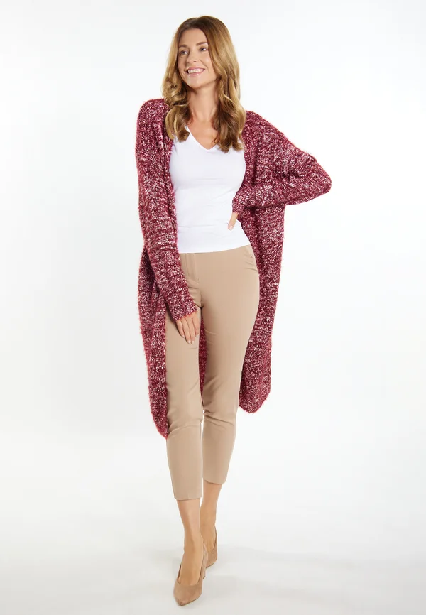 Strickjacke - dunkelrot