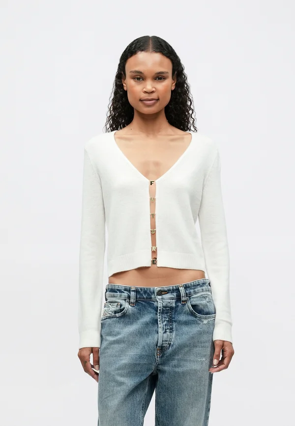 Strickjacke - ecru