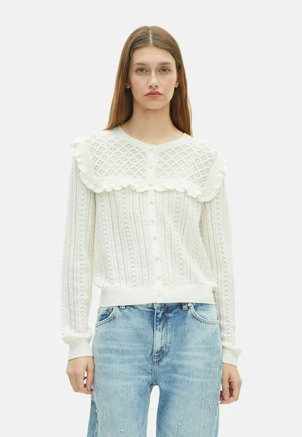 Strickjacke - ecru