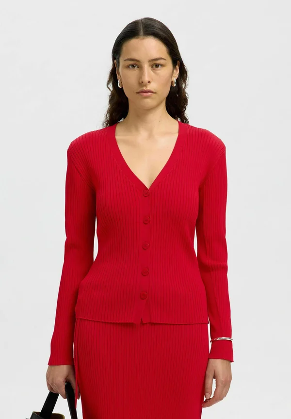 Strickjacke - equestrian red