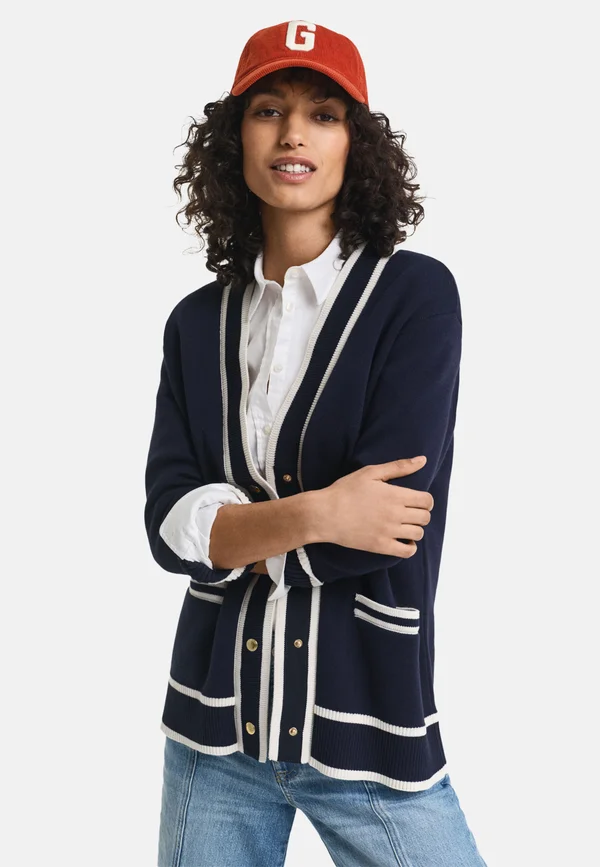 Strickjacke - evening blue