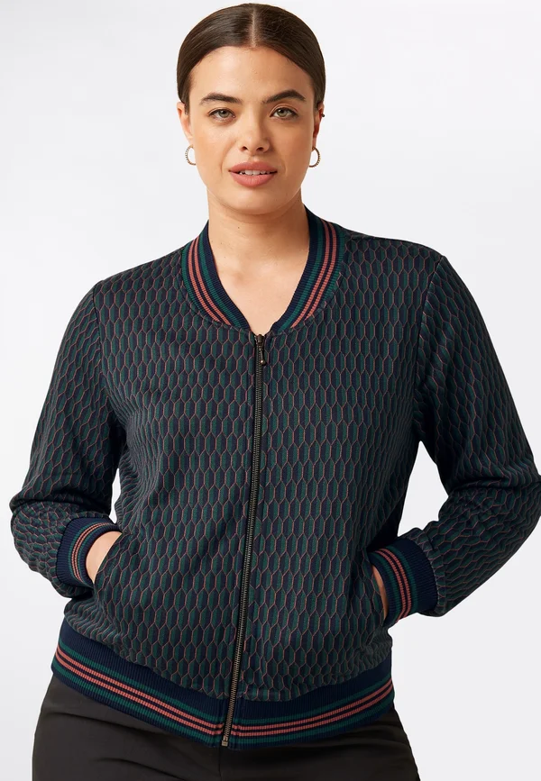 Strickjacke - evening blue