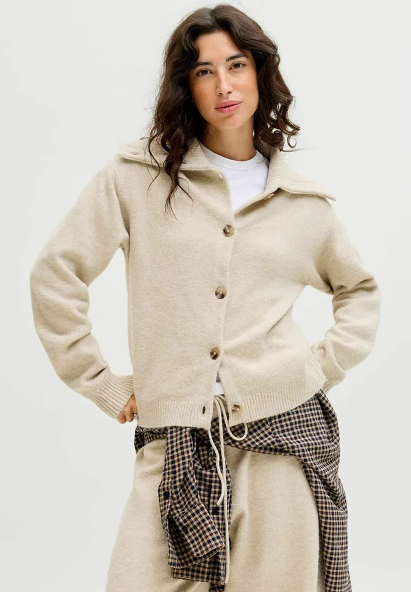 Strickjacke - feather gray