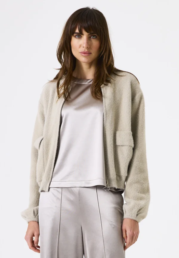 Strickjacke - feather grey