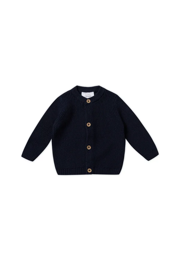 STRICKJACKE FEIN - Strickjacke - navy