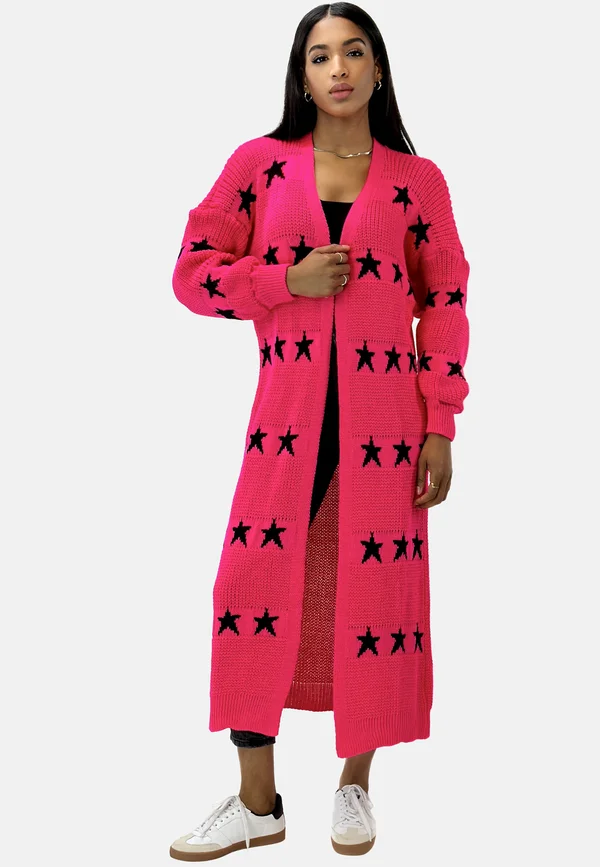 Strickjacke - fuchsia