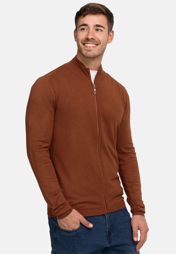 Strickjacke - golden brown