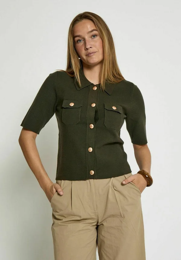 Strickjacke - grape leaf