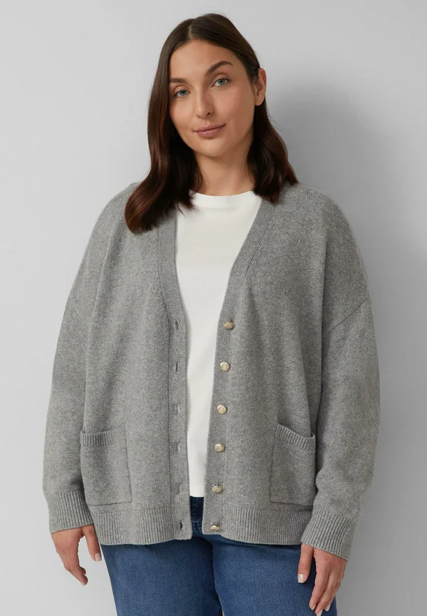 Strickjacke - graphit