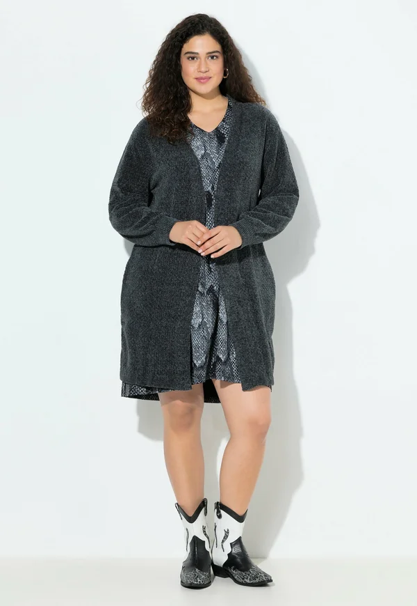 Strickjacke - graphite grey