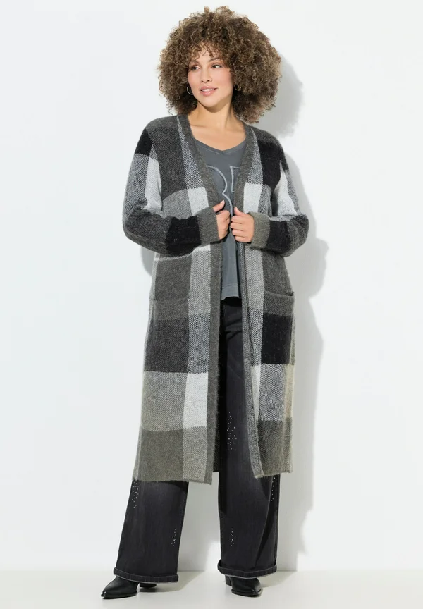 Strickjacke - graphite grey