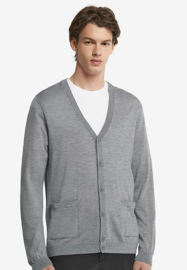 Strickjacke - grau grigio melange