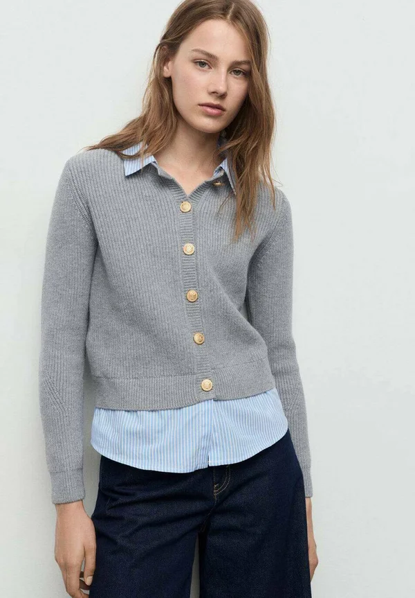 Strickjacke - grau