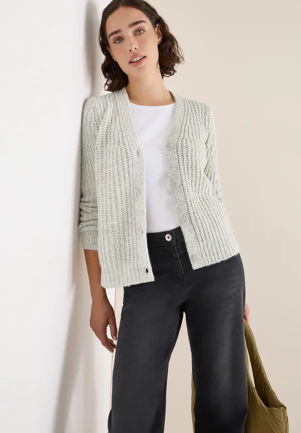 Strickjacke - grau