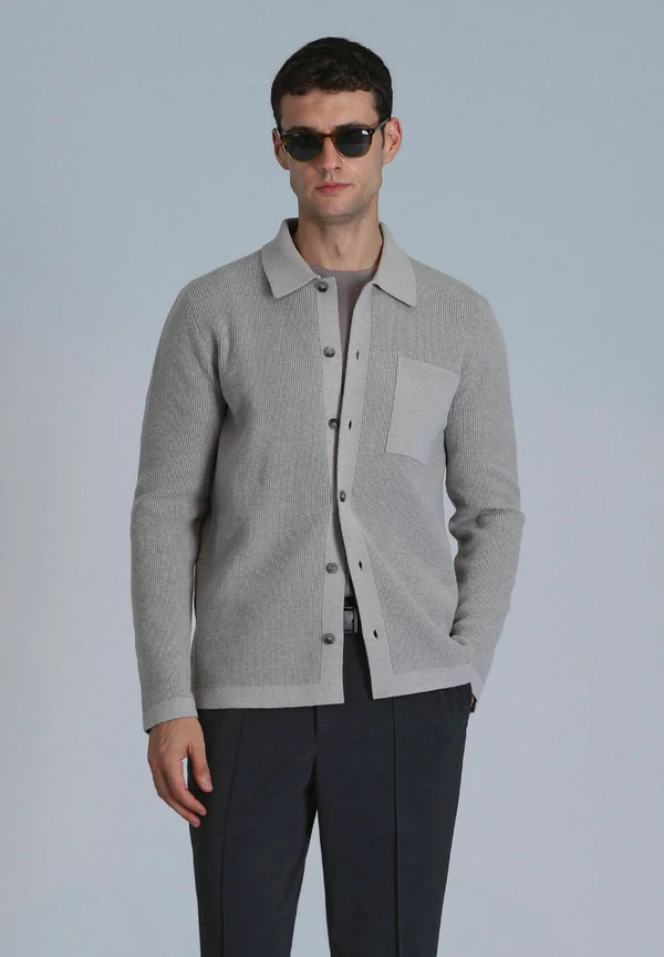Strickjacke - grau