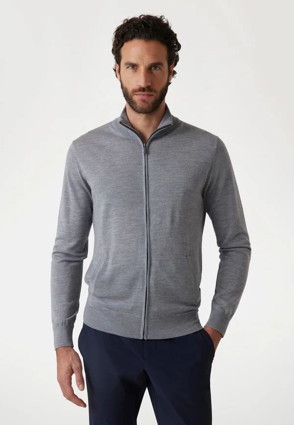 Strickjacke - grau