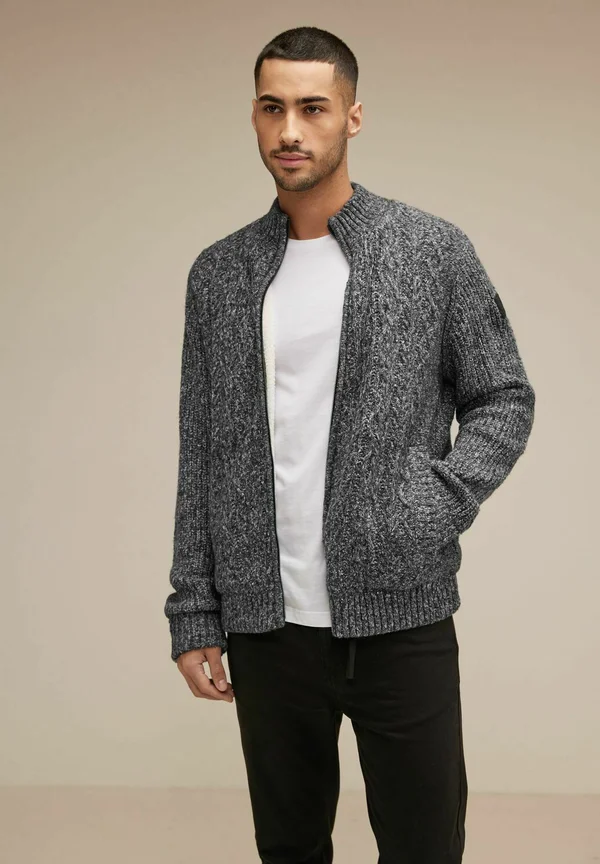 Strickjacke - grau