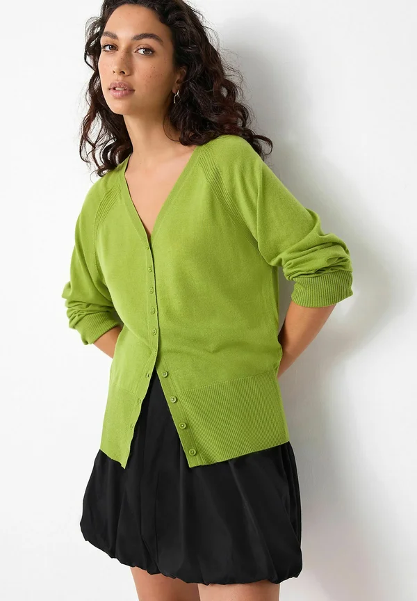 Strickjacke - green