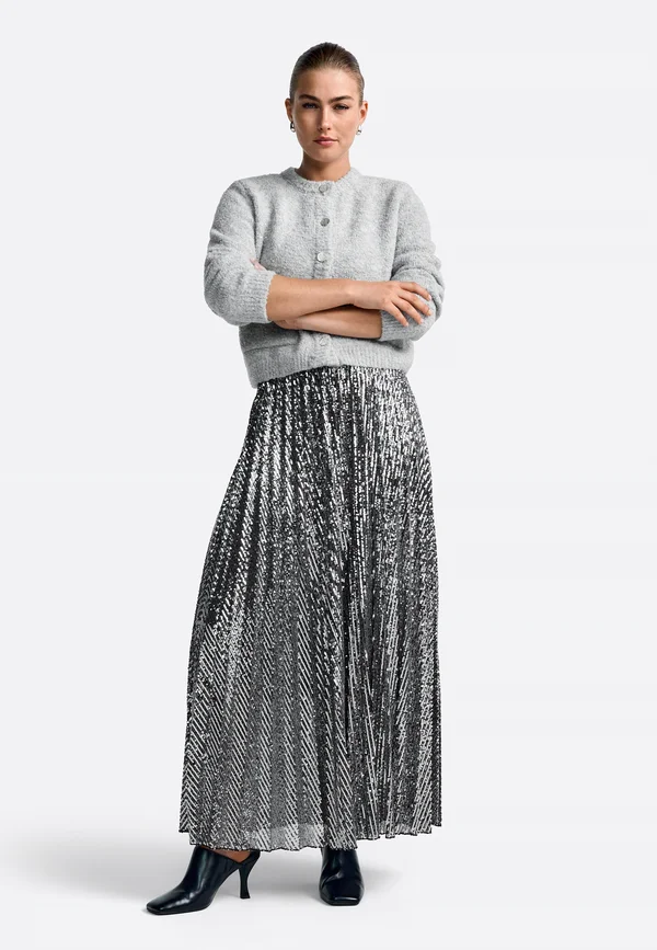 Strickjacke - grey melangé