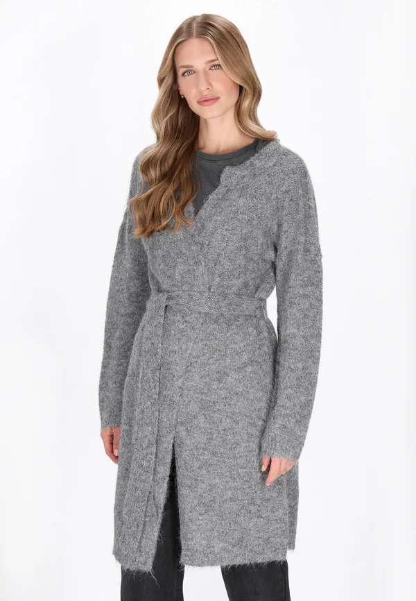 Strickjacke - grey melange