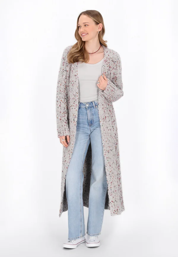 Strickjacke - grey multicolor